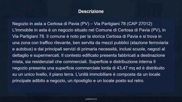 Immobile in asta di 43 m² in vendita a Certosa di Pavia - Foto 7
