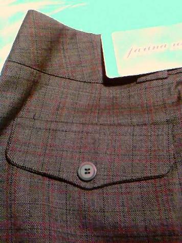 Pantaloni farinarosa lana merinos - Foto 3