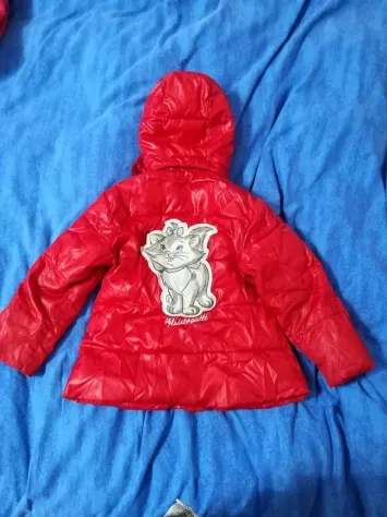 piumino nucleo disney bambina 5 anni. Rivestimento in pile. cappuccio staccabile - Foto 7