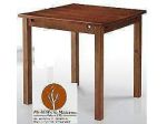 Tavoli in Legno Ristorante Bar 90x90 sp 3 cm cod 806/80/55