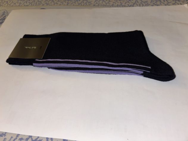 CALZE NUOVE DA UOMO FIRMATE ORIGINALI PAUL SMITH,MADE IN ITALY,IN COTONE - Foto 2