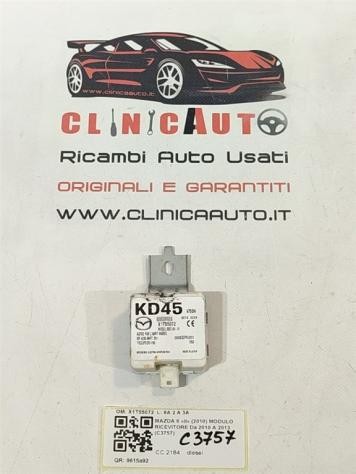 MODULO RICEVITORE TELECOMANDO MAZDA 6 Berlina 2° Serie X1T55072 diesel 2184 (0813)
