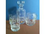 Set decanter, bicchieri, boccale