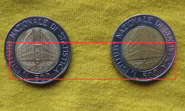 500 LIRE DEL 1996 DELLA REPUBBLICA ITALIANA CON VARIANTE DI CONIO - - Foto 4