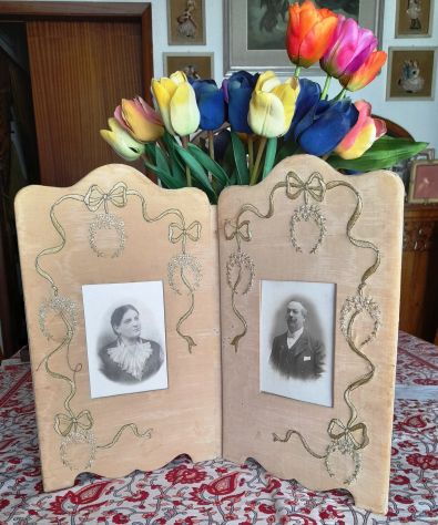 portaritratti a libro liberti 45x37 con foto coeve - Foto 5