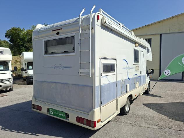 CAMPER RIMOR FORD MANSARDATO 6 POSTI DINETTE LETTOMA MATRIMONIALE GARAGE CLIMATIZZATORE FOTOVOLTAICO CAMPEGGIO USATI GENERALI 1749 - Foto 4