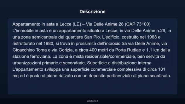 Immobile in asta di 101 m² in vendita a Lecce - Foto 4