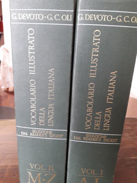 Vocabalorio Devoto Oli edizione 1985 Selezione dal Reader's Digest