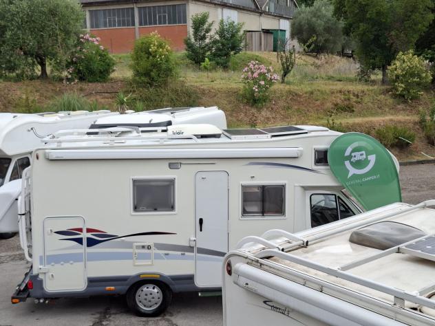 CAMPER CHALLENGER DUCATO MANSARDATO 6 POSTI DINETTE CLIMATIZZATORE FOTOVOLTAICO CAMPEGGIO USATI GENERALI 1713 - Foto 6