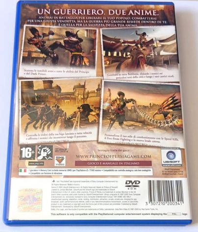 PS2 Prince of persia I due troni 🇮🇹 Testato funzionante - Foto 2