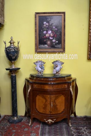 Credenza stile Luigi XV a due sportelli - Foto 4