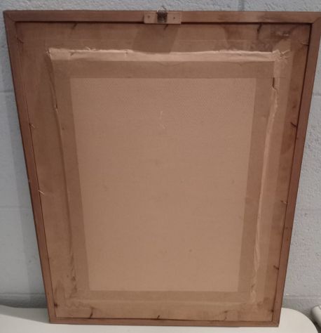 QUADRO CON CORNICE DI ANTIQUARIATO FIRMATO - Foto 4