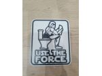 insegna divertente star wars per gabinetto