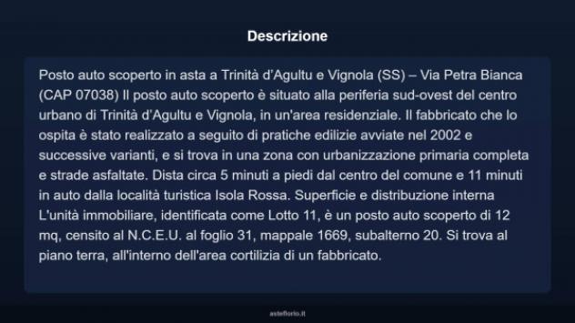 Immobile in asta di 12 m² in vendita a Trinità d'Agultu e Vignola - Foto 4