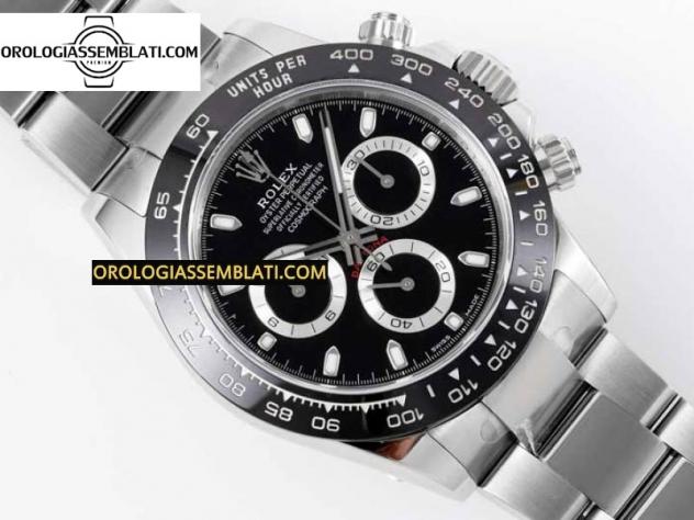 Rolex Replica DAYTONA 116500 1:1 BEST EDITION QUADRANTE NERO SU BRACCIALE SS SA4130 - Foto 12