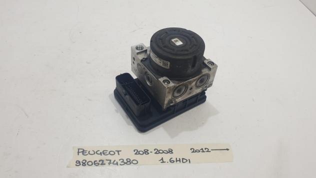 CENTRALINA ABS PEUGEOT 2008 1° Serie 9806274380 Diesel 1.6 (13) - Foto 2
