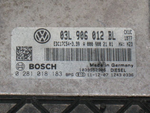 0281018183 ECU VOLKSWAGEN CRAFTER 2.0 TDI EDC 17C54-3.39 03L906012BL A0009002101 - Foto 2
