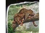 Quadro punto croce con perline.