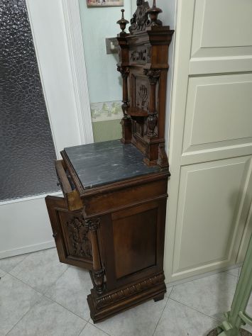 Mobile comodino stile neorinascimentale inizio 900 - Foto 2