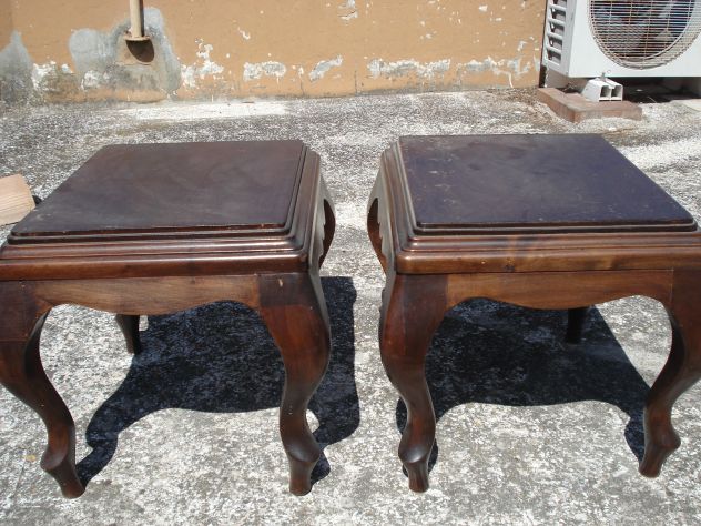 2 SUPPORTI IN LEGNO TENUTI BENE. - Foto 3
