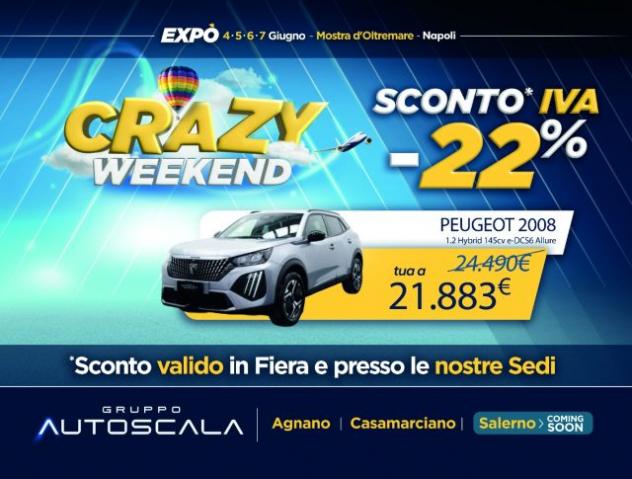 PEUGEOT 2008 1.2 Hybrid 145cv e-DCS6 Allure rif. 23765392