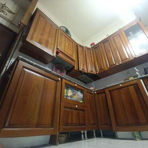 cucina angolare in legno massello 4 metri 2 per 2