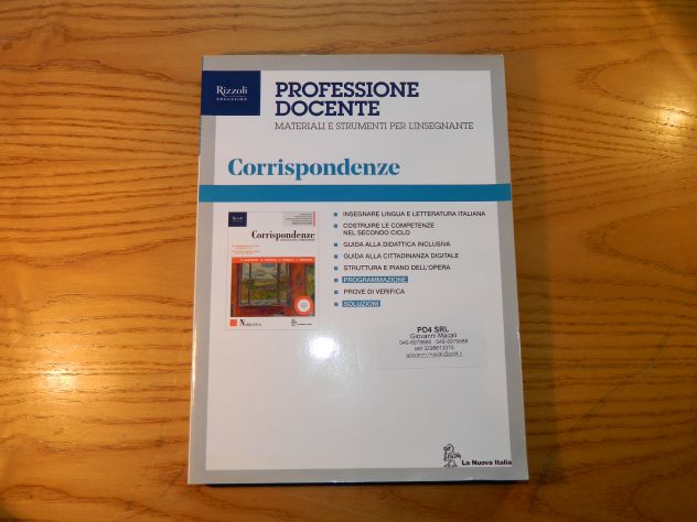 Professione docente, Corrispondenze, Rizzoli, 2018