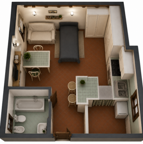 Monolocale 30Mq All-Inclusive Corso San Gottardo