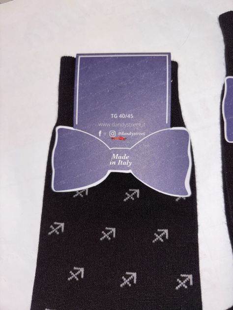 2 PAIA CALZE NUOVE DA UOMO IN COTONE ORIGINALE MARCA DANDY STREET,MADE IN ITALY, - Foto 9