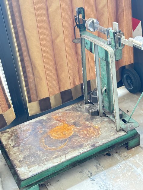 Piattaforma di pesatura industriale vintage
