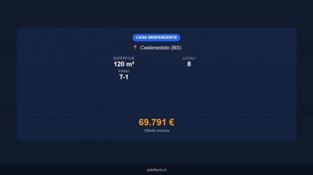Immobile in asta di 120 m² con più di 5 locali e box auto in vendita a Castenedolo - Foto 15