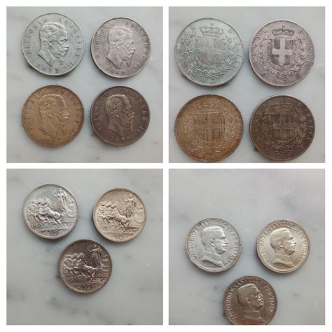 Monete Argento Regno d'Italia e Dal Mondo 500 lire Argento 5 lire Scudo ed altro - Foto 4