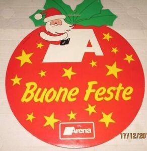 CARNI ARENA - pubblicità natalizia su cartone anni 60/70