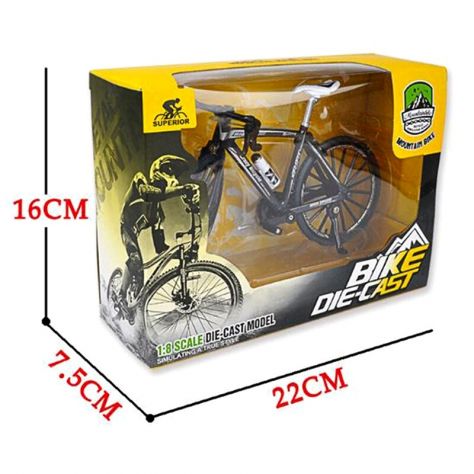 MINI BICICLETTA MODELLINO IN LEGA DIECAST METAL MOUNTAIN BIKE RACING - Foto 6