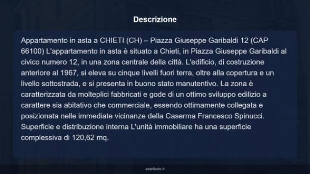 Immobile in asta di 120 m² con più di 5 locali in vendita a Chieti - Foto 7