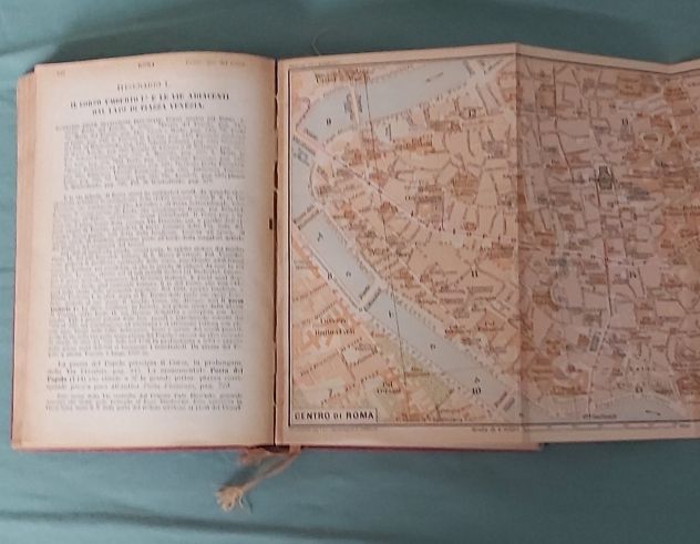 guida d'Italia volume 4 Italia centrale 1925 edizione tascabile con piantine e i - Foto 3
