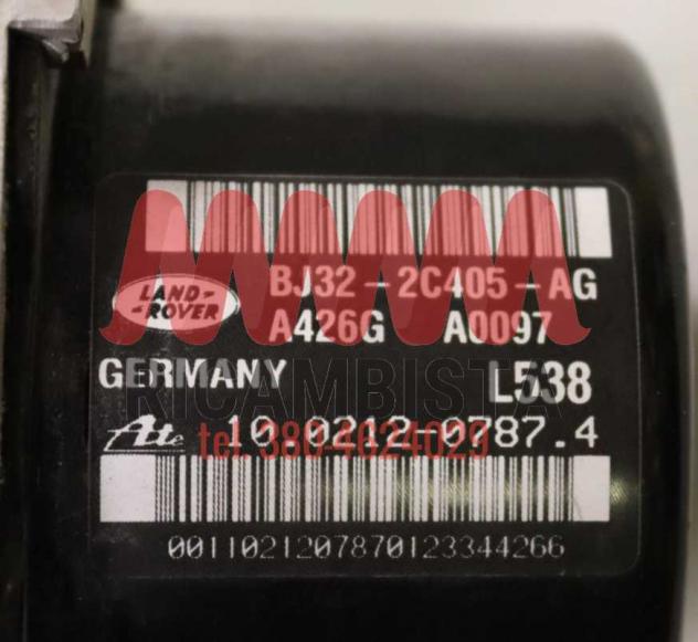 BJ322C353AF Land Rover Range Rover Evoque centralina gruppo pompa ABS