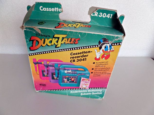 Lettore cassette / registratore Disney Duck Tales (CR 3041) 1984 (RARO) - Foto 10