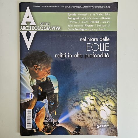Archeologia Viva - Nel Mare delle Eolie - Giunti - 2015 - TRACCIATA!!