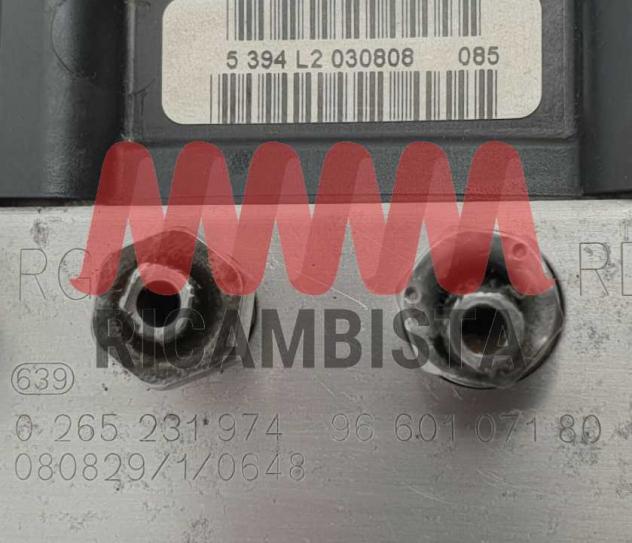 0265231974 Citroen Berlingo centralina gruppo pompa ABS