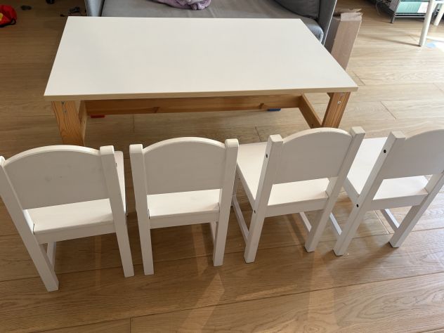 tavolo e 4 sedie per bambini (IKEA Sundvik) - Foto 3
