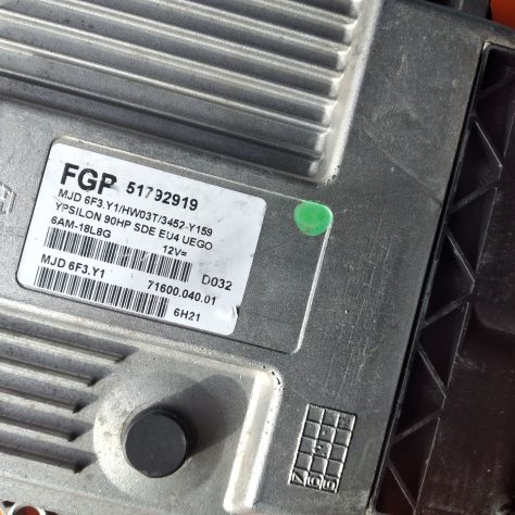 Centralina Motore ECU LANCIA YPSILON 51792919 MAGNETI MARELLI MJD6F3.Y1 CENTRAL - Foto 2