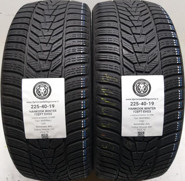 2 GOMME 225 40 19 HANKOOK A61098