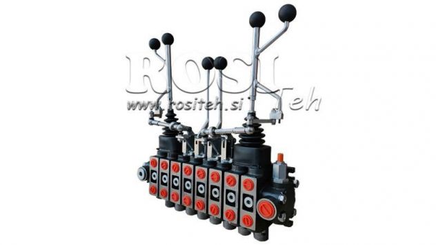 -VALVOLA IDRAULICA HIAB 8xPC70 + 2X EURO JOYSTICK 3 POZ - Foto 2