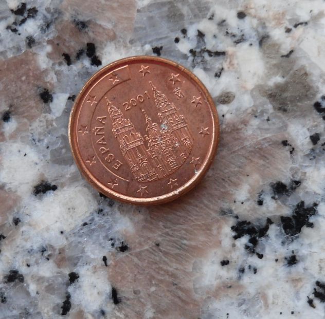 MONETA DA 1 CENTESIMO EURO SPAGNA DEL 2001 - MAI CIRCOLATO -