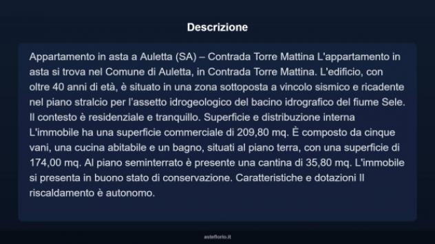 Immobile in asta di 209 m² in vendita a Auletta - Foto 3