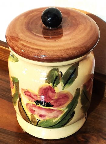 VASO DECORATO CON COPERCHIO. - Foto 3