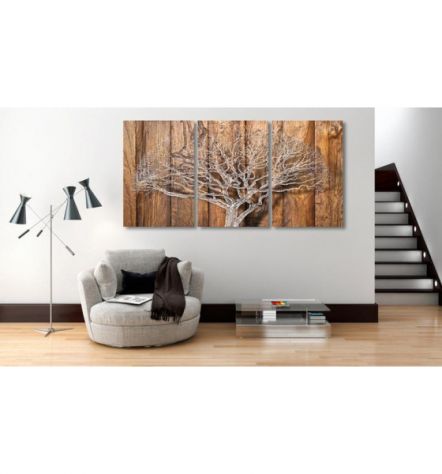 Quadro Albero Grigio Cm. 60x30 E 120x60 ARREDALACASA - Foto 2