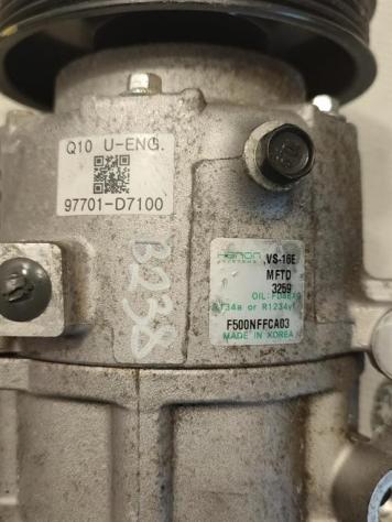 COMPRESSORE A/C HYUNDAI Tucson serie 97701-D7100 F500NFFCA03 D4FD diesel 1685 (15) - Foto 3