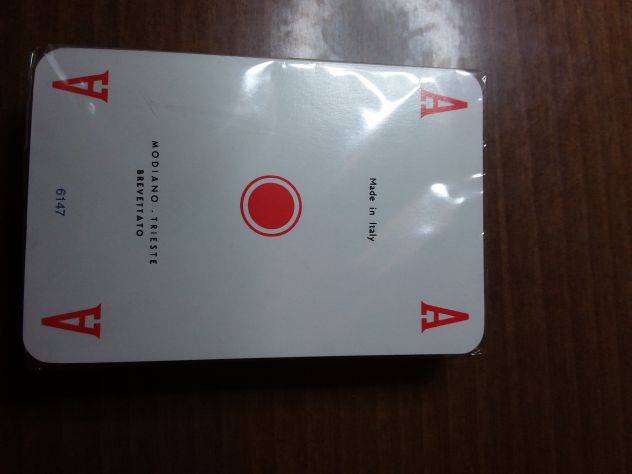 Mazzo di Carte 54 Modiano (misura leggermente più stretta)- NUOVO - Sigillato - Foto 2